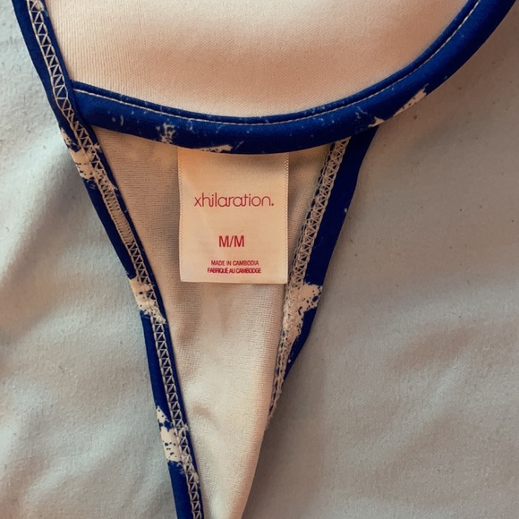 Red white and blue bathing suit top - Picture 2 of 2